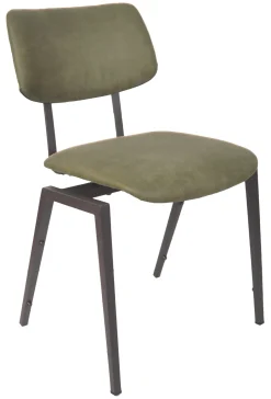 LABEL51 Eetkamerstoel Schoolstoel Micro Suede* Eetkamerstoelen Zonder Armleuning