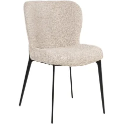 Richmond Interiors Eetkamerstoel Sergio Linear stof, kleur* Eetkamerstoelen Zonder Armleuning
