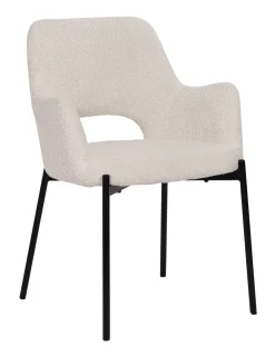 Artistiq Living Eetkamerstoel Suzana Bouclé* Eetkamerstoelen Bouclé / Teddy|Eetkamerstoelen Met Armleuning