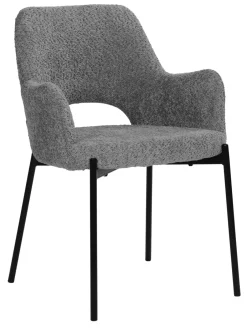 Artistiq Living Eetkamerstoel Suzana Bouclé* Eetkamerstoelen Bouclé / Teddy|Eetkamerstoelen Met Armleuning