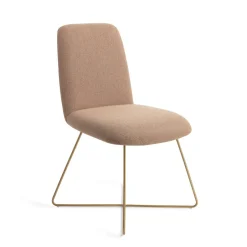 Jesper Home Eetkamerstoel Taiwa Cross Gold* Eetkamerstoelen Zonder Armleuning
