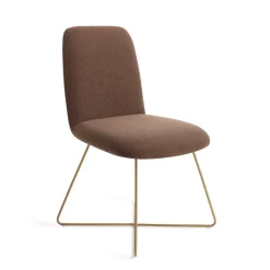 Jesper Home Eetkamerstoel Taiwa Cross Gold* Eetkamerstoelen Zonder Armleuning