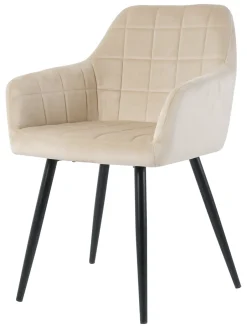 Artistiq Living Eetkamerstoel Tora Velvet* Eetkamerstoelen Velvet / Fluweel|Eetkamerstoelen Met Armleuning