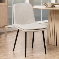 Bendt Eetkamerstoel Tronier Structuurstof* Eetkamerstoelen Zonder Armleuning|Eetkamerstoelen Met Armleuning
