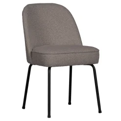 WOOOD Eetkamerstoel Vogue Bouclé, kleur* Eetkamerstoelen Bouclé / Teddy|Eetkamerstoelen Zonder Armleuning