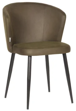 LABEL51 Eetkamerstoel Wave Microfiber* Eetkamerstoelen Zonder Armleuning
