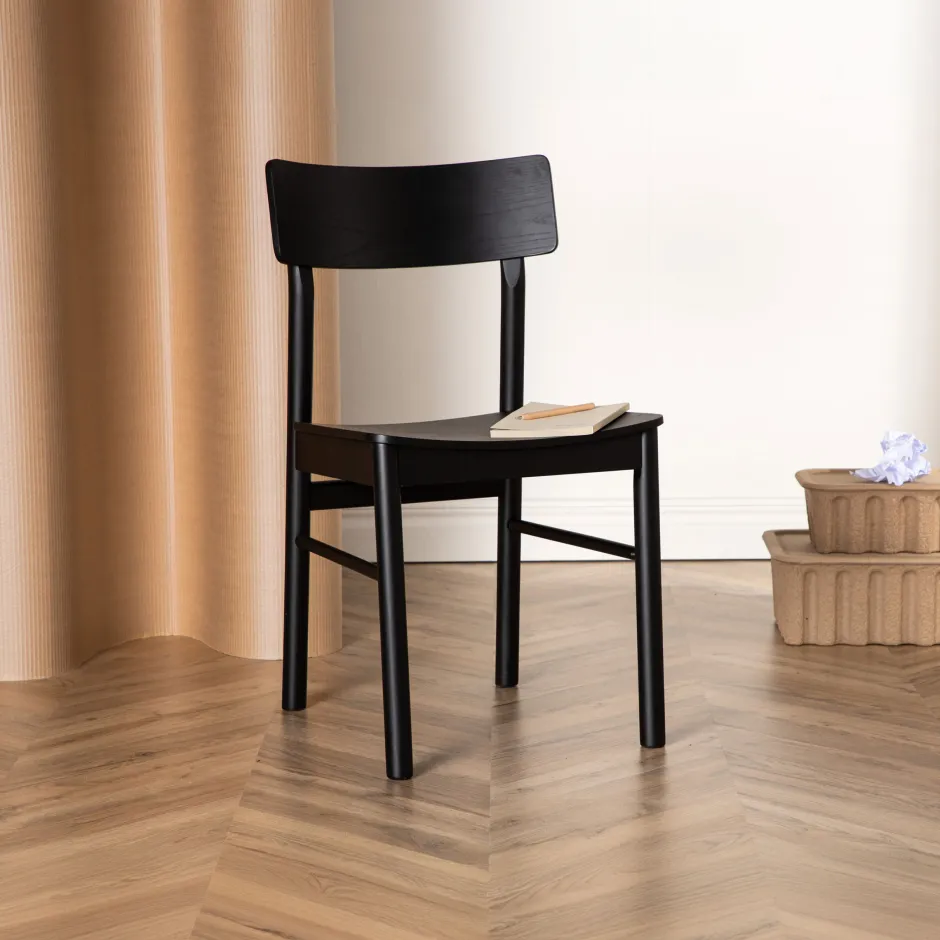 Nohr Eetkamerstoel Waylen Berkenhout, kleur* Eetkamerstoelen Zonder Armleuning