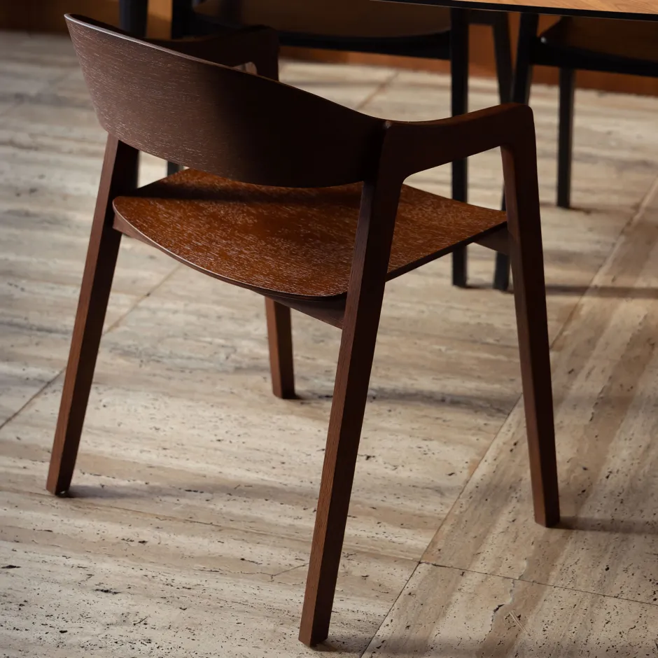 Dutchbone Eetkamerstoel Westlake* Eetkamerstoelen Met Armleuning