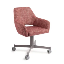 Jesper Home Eetkamerstoel Yanai Caster Grey* Beige Eetkamerstoelen|Eetkamerstoelen Met Armleuning