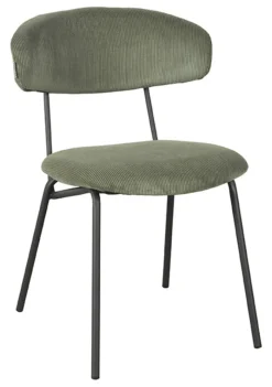 LABEL51 Eetkamerstoel Zack Rib* Eetkamerstoelen Zonder Armleuning