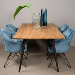 Tower Living Eettafel Bresso Eiken* Rechte Eettafel