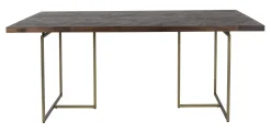 Dutchbone Eettafel Class Antique Brass* Rechte Eettafel