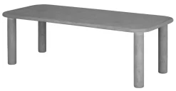 DTP Home Eettafel Clio Betonlook, kleur Grijs* Rechte Eettafel