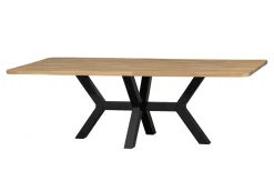 WOOOD Eettafel Combi-tablo Eikenhout, 240 x 100cm, kleur* Rechte Eettafel