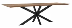 DTP Home Eettafel Curves Teakhout* Rechte Eettafel