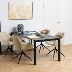 Bendt Eettafel Latandra Keramiek, 200 x 90cm, kleur* Rechte Eettafel