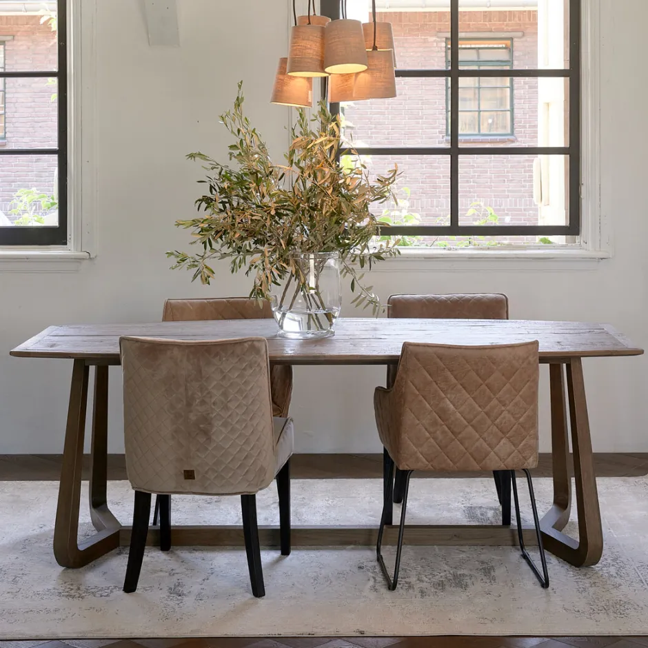 Rivièra Maison Eettafel Miller 220 x 100cm* Organische Eettafel