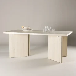Nohr Eettafel Navarro MDF, 180 x 90cm* Rechte Eettafel