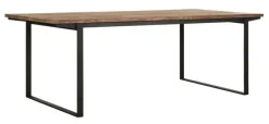 DTP Home Eettafel Odeon Teakhout* Rechte Eettafel