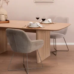 Sohome Eettafel Olaf Eiken, 220 x 105cm* Ovale Eettafel
