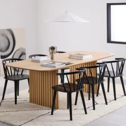Sohome Eettafel Olaf Eiken, 220 x 105cm* Ovale Eettafel