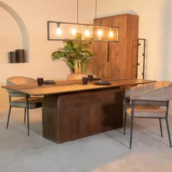 LABEL51 Eettafel Owen Mangohout* Rechte Eettafel