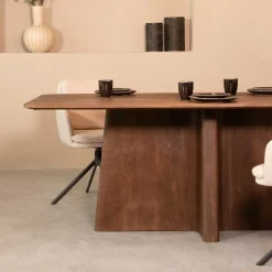 LABEL51 Eettafel Scott Mangohout* Rechte Eettafel