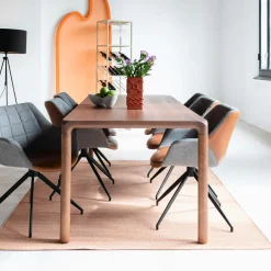 Zuiver Eettafel Storm Essenhout, kleur* Rechte Eettafel