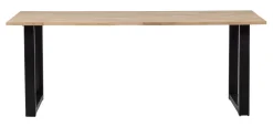 WOOOD Eettafel Tablo met U-poot* Rechte Eettafel