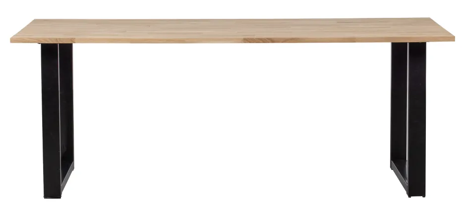 WOOOD Eettafel Tablo met U-poot* Rechte Eettafel