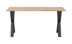 WOOOD Eettafel Tablo met X-poot* Rechte Eettafel