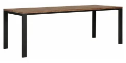 DTP Home Eettafel Tracks Teakhout* Rechte Eettafel