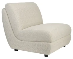 Zuiver Fauteuil Mississippi kleur Beige* Loungestoelen|Fauteuil Stof / Textiel