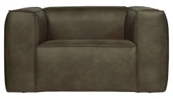 WOOOD Fauteuil Bean Recycle Leer* Fauteuil Leer / Kunstleer