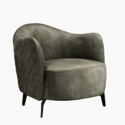 Tower Living Fauteuil Bondo* Fauteuil Stof / Textiel|Fauteuil Velvet / Fluweel