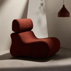 Kave Home Fauteuil Club Bouclé, kleur* Fauteuil Stof / Textiel|Fauteuil Bouclé / Teddy