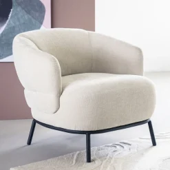 Eleonora Fauteuil David Chenille* Fauteuil Stof / Textiel