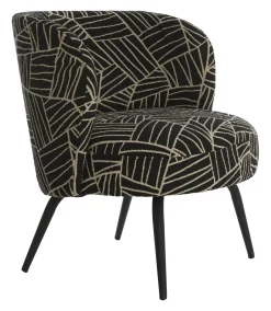 Light & Living Fauteuil Dieyda Bouclé* Fauteuil Stof / Textiel|Fauteuil Bouclé / Teddy