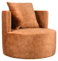 LABEL51 Fauteuil Evy 90cm, Velvet* Fauteuil Stof / Textiel