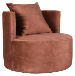 LABEL51 Fauteuil Evy 90cm, Velvet* Fauteuil Stof / Textiel