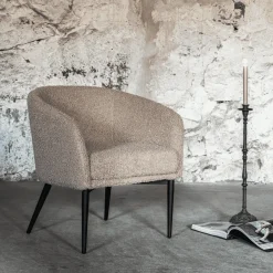 Nohr Fauteuil Jennilee Teddy* Fauteuil Stof / Textiel|Fauteuil Bouclé / Teddy
