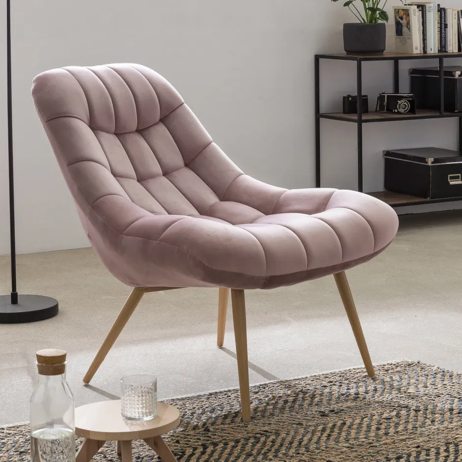 Artistiq Living Fauteuil Jurre Velvet* Fauteuil Stof / Textiel|Fauteuil Velvet / Fluweel