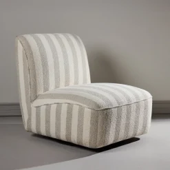 Nohr Fauteuil Kavitha Bouclé, kleur Wit/* Fauteuil Stof / Textiel|Fauteuil Bouclé / Teddy
