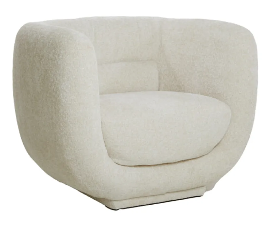 Light & Living Fauteuil Kialy Chenille* Fauteuil Stof / Textiel