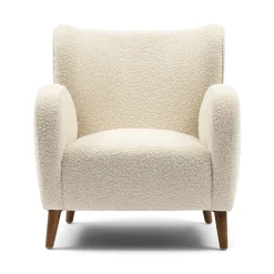 Rivièra Maison Fauteuil La Contessina Bouclé, kleur* Fauteuil Stof / Textiel|Fauteuil Bouclé / Teddy