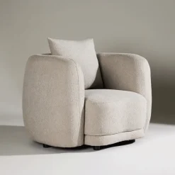 Nohr Fauteuil Macrina Bouclé, kleur* Fauteuil Stof / Textiel|Fauteuil Bouclé / Teddy