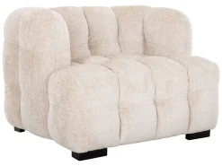 MUST Living Fauteuil Mars Chenille* Fauteuil Stof / Textiel