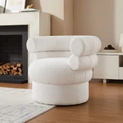 Artistiq Living Fauteuil Merrick Bouclé, kleur* Fauteuil Stof / Textiel|Fauteuil Bouclé / Teddy