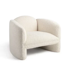 Jesper Home Fauteuil Nachii Teddy* Fauteuil Stof / Textiel|Fauteuil Bouclé / Teddy