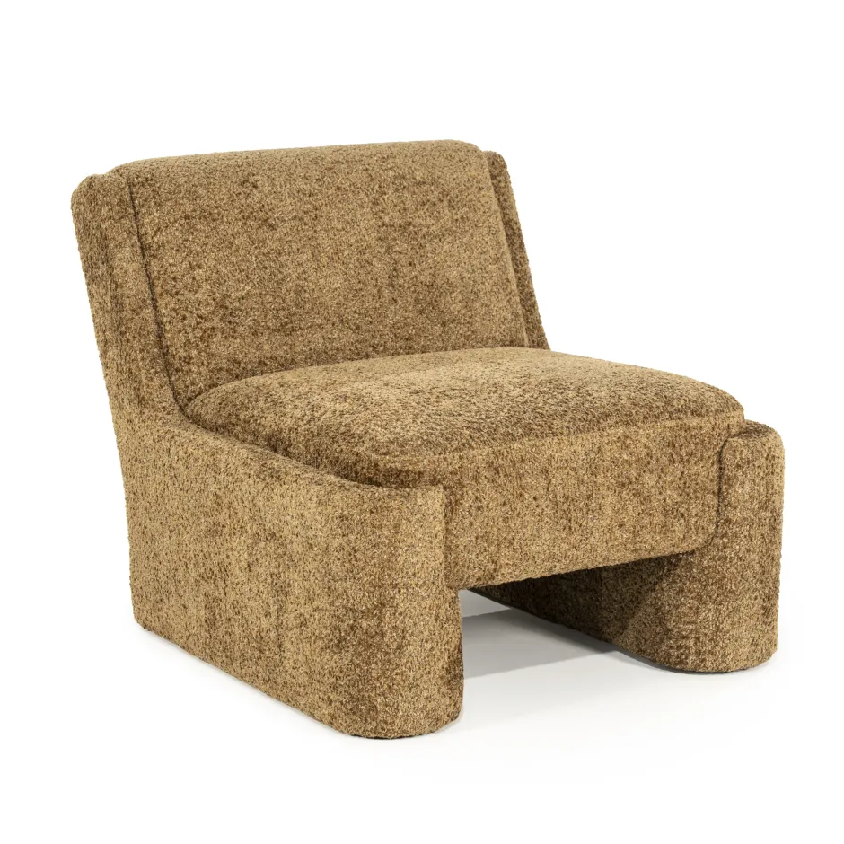 By-Boo Fauteuil Omla Fluffy* Fauteuil Stof / Textiel